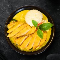 Cơm Gà Chiên - Fritované Kuře s Rýže