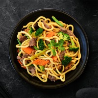 Udon Xào - Smažené Udon Nudle