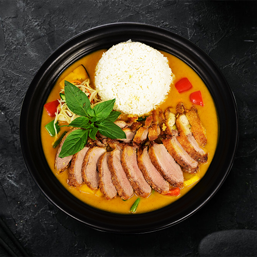 Cơm Vịt Chiên - Restovaná Kachna s Rýže